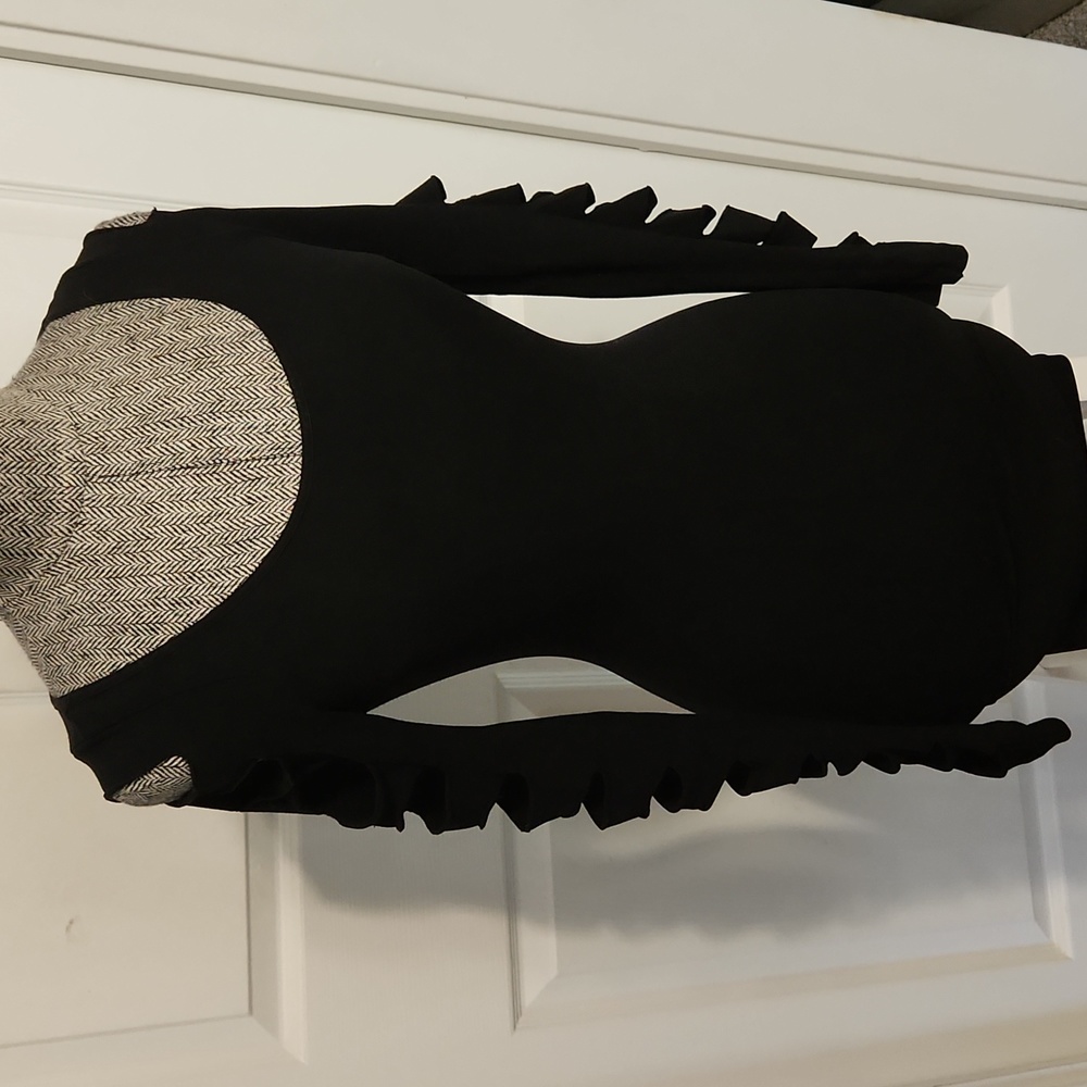 Slashed bodycon dress